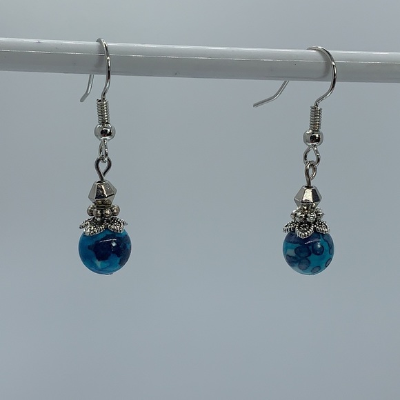 21156 ⭐️Blue Rainbow Earrings⭐️ - Picture 2 of 5